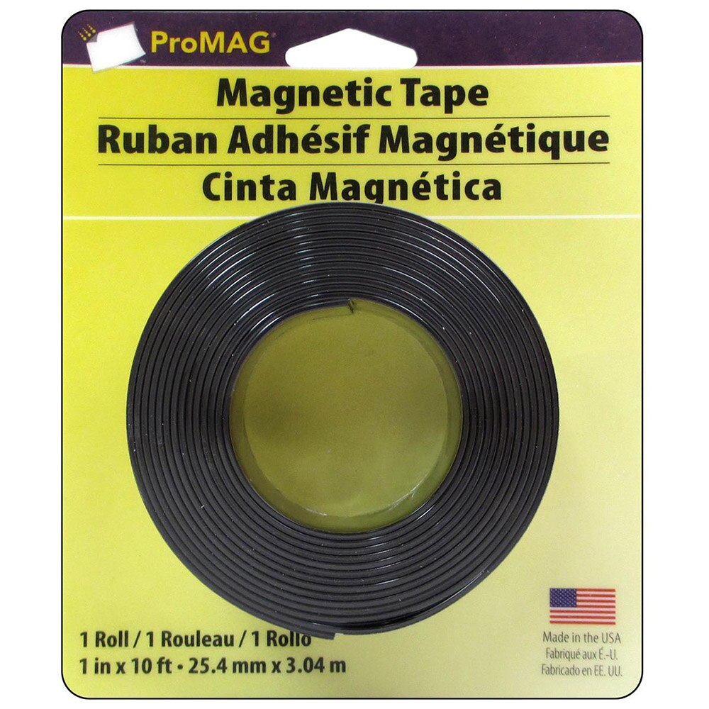 Magnets, Art & School, 1", ProMag, Adhesive, Magnetic Strip, 10', 499344